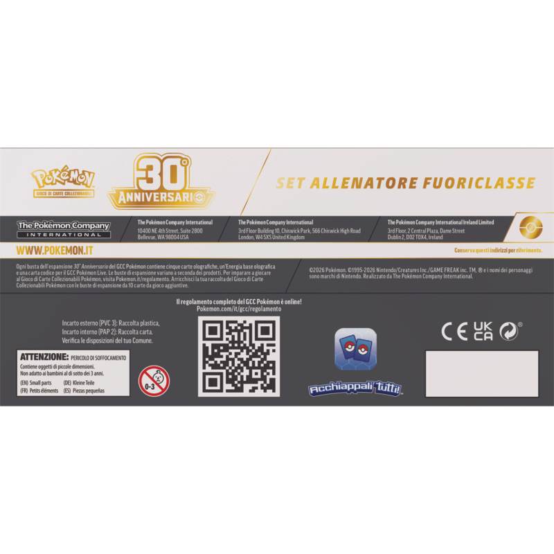 Pokémon 30° Anniversario – Set Allenatore Fuoriclasse ITA