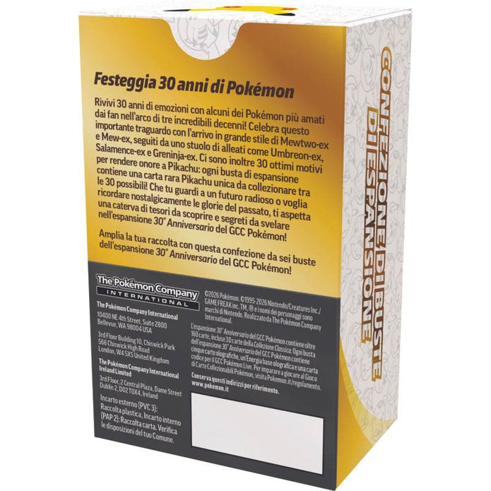 Pokémon 30° Anniversario – Bundle 6 Buste (IT)