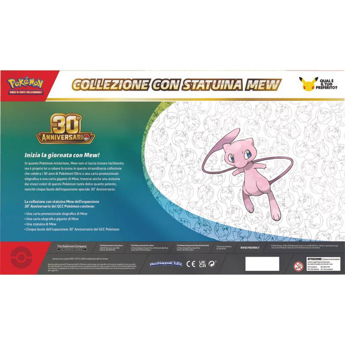 Pokémon 30° Anniversario – Bundle Collezioni con Statuina Mew & Mewtwo (IT)