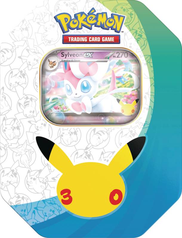 Pokémon 30° Anniversario – Bundle Tin da Collezione Greninja-ex & Sylveon-ex (IT)