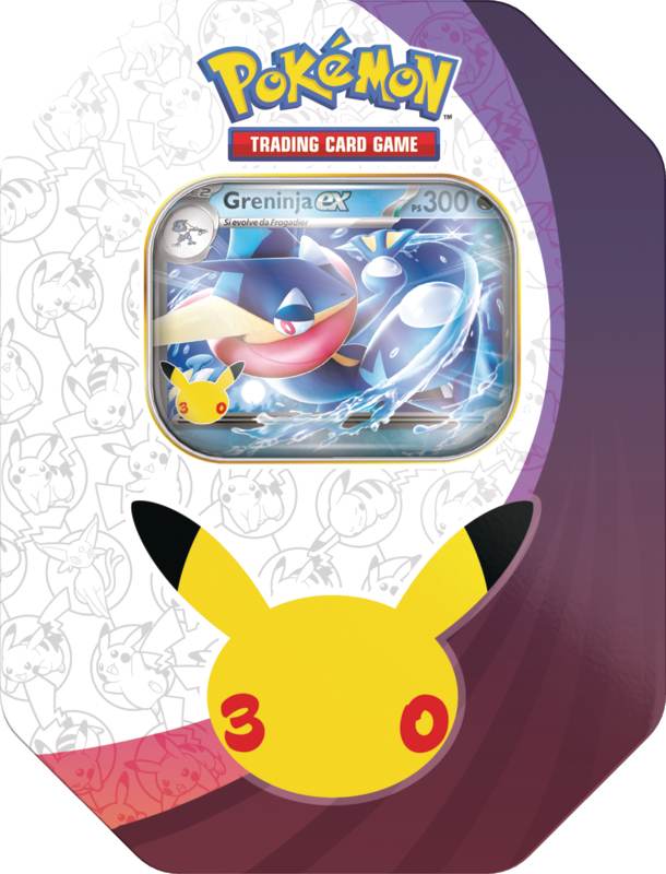 Pokémon 30° Anniversario – Bundle Tin da Collezione Greninja-ex & Sylveon-ex (IT)