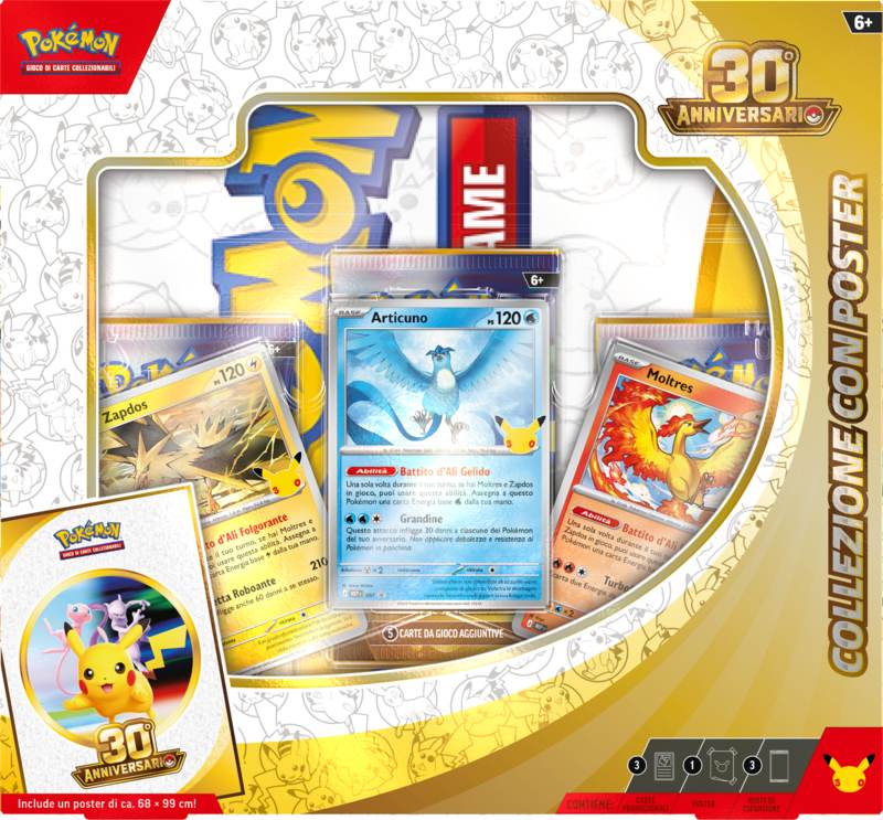 Pokémon 30° Anniversario – Collezione con Poster (IT)