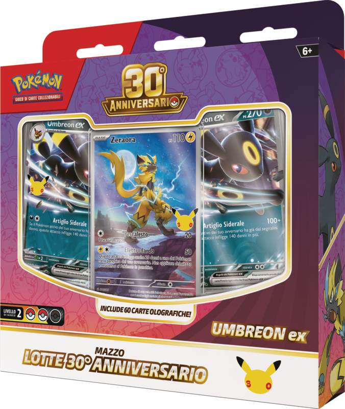 Pokémon 30° Anniversario – Bundle Mazzi Lotte Umbreon-ex & Espeon-ex (IT)