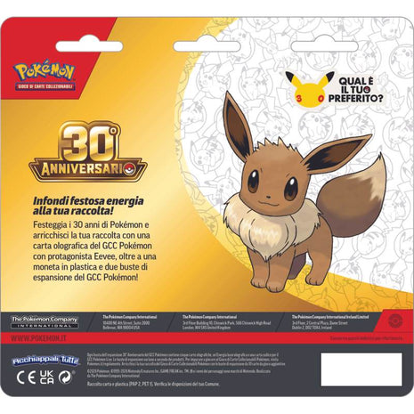 Pokémon 30th Anniversario Blister 2 Bustine ITA