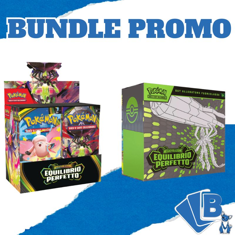 Pokémon Promo Bundle Equilibrio Perfetto Display 36 Buste + Set Allenatore ITA The Pokèmon Company