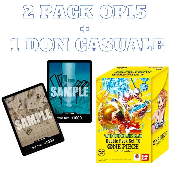 One Piece Card Game Double Pack Set Vol.10 DP10 ( OP15-EB04) ENG Bandai