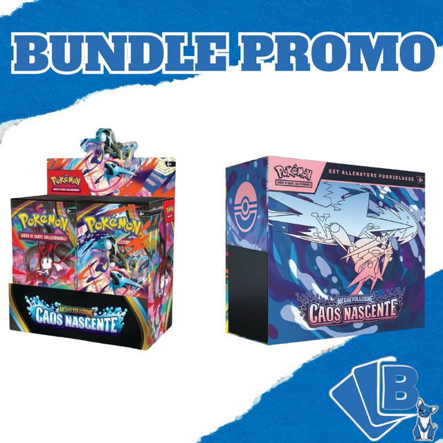 Bundle Pokemon Caos Nascente Box Display 36 Buste ITA + Set Allenatore ITA