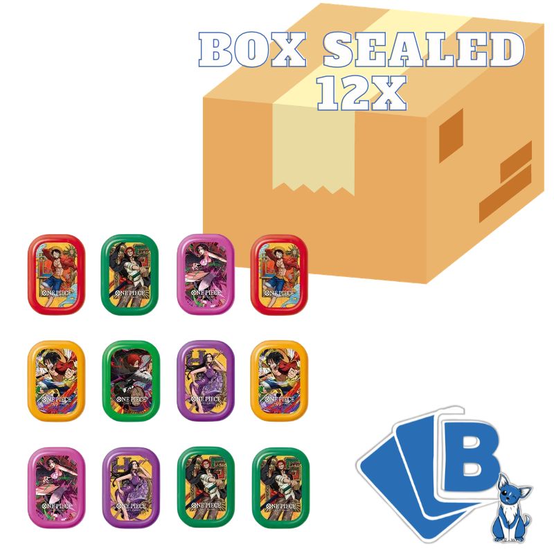 One Piece TCG Tin Pack Set Vol.3 TS03 Sealed Display Box 12 Tin ENG
