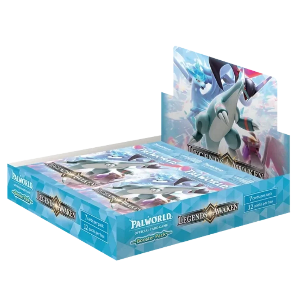 Palworld Card Game Sealed Case 12x Booster Box BP02 Legends Awaken ENG