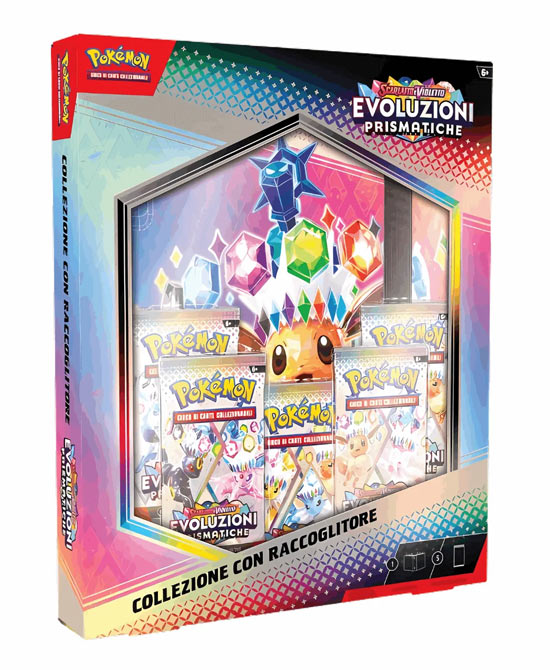 Pokemon Evoluzioni Prismatiche Collezione con Raccoglitore ITA