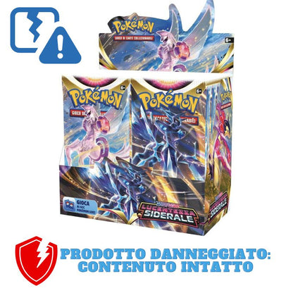 Pokemon Sideral Lustre Caja de 36 sobres italianos