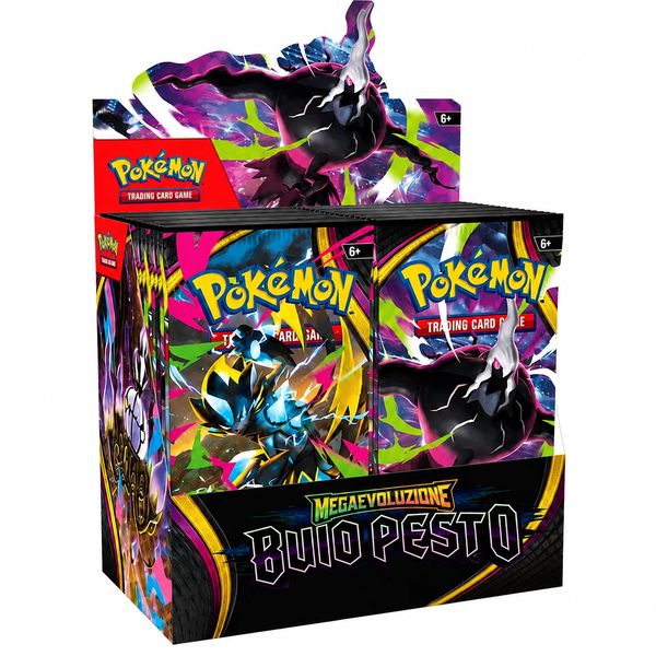 Pokémon Buio Pesto Case Sealed 6x Box Display 36 Buste ITA