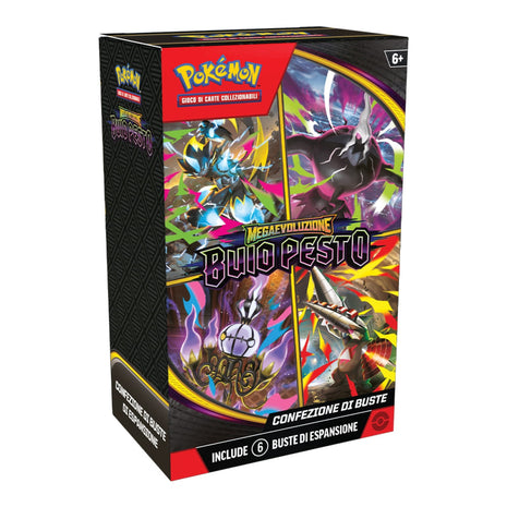 Pokémon Buio Pesto Case Sigillato 25x Bundle 6 Buste ITA