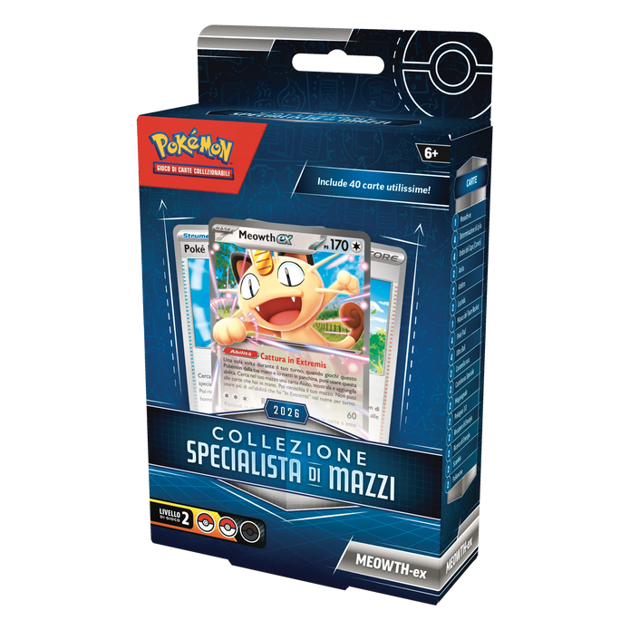 Pokémon Collezione Specialista di Mazzi Meowth-ex ITA