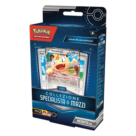 Pokémon Collezione Specialista di Mazzi Meowth-ex ITA - Case 12 Pezzi