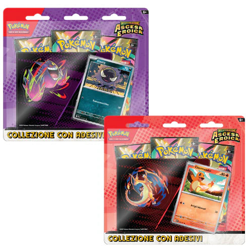 Pokemon M2.5 Collezione con Adesivi Ascesa Eroica Coppia