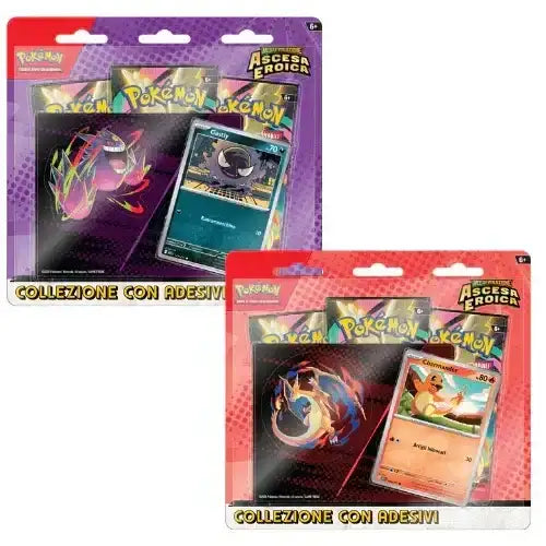 Pokemon M2.5 Box Sigillato 12x Collezione con Adesivi Ascesa Eroica