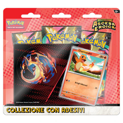 Pokemon M2.5 Collezione con Adesivi Ascesa Eroica Coppia