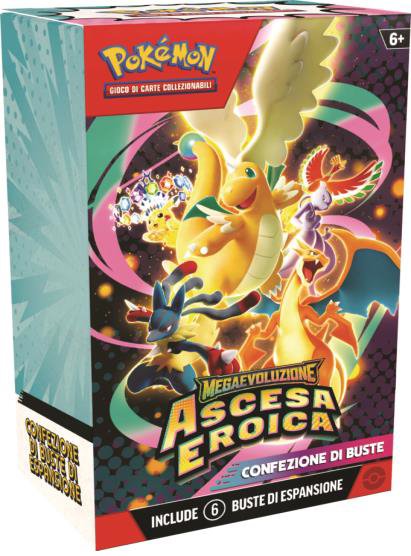 Pokémon Baruz Bundle Promo Trio Ascesa eroica e Bundle 6 Buste ITA The Pokèmon Company