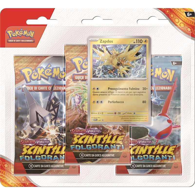 Pokemon Scintille Folgoranti Blister 3 Pacchetti ITA - Zapdos