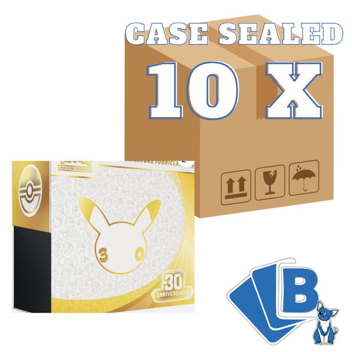 Pokémon 30° Anniversario Sealed Case 10x Set Allenatore Fuoriclasse ITA