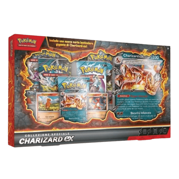 Pokemon Collezione Speciale Charizard EX con Carta Lenticolare ITA