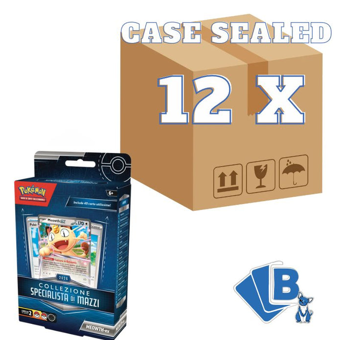 Pokémon Collezione Specialista di Mazzi Meowth-ex ITA - Case 12 Pezzi
