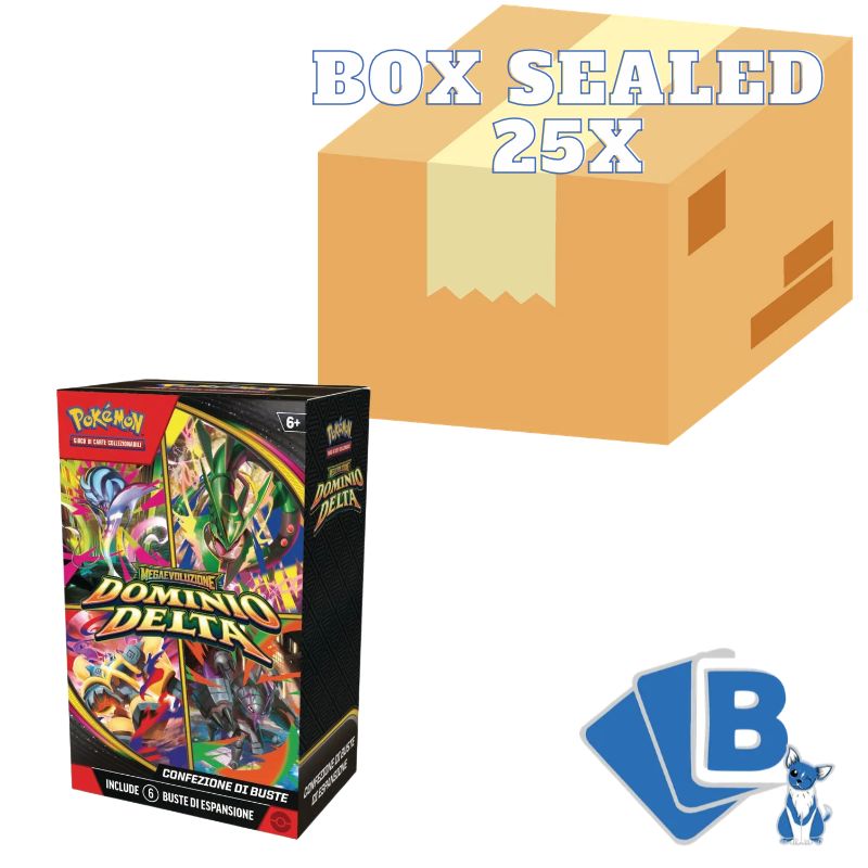 Pokémon GCC Dominio Delta Case Sealed 25x Bundle 6 Buste ITA