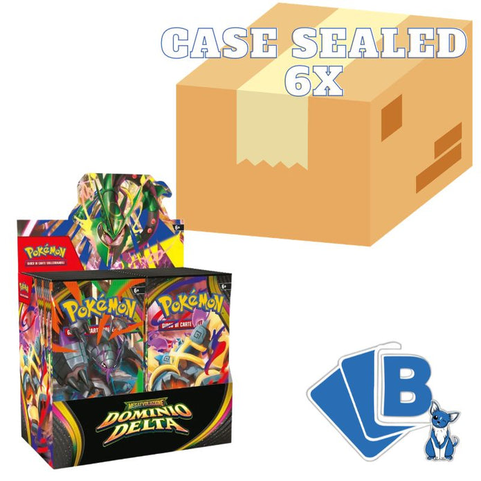 Pokémon GCC Megaevoluzione Dominio Delta Sealed Case 6x Booster Box Display ITA