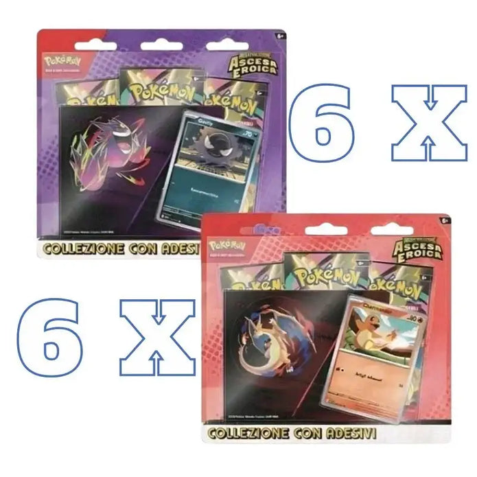 Pokemon M2.5 Box Sigillato 12x Collezione con Adesivi Ascesa Eroica