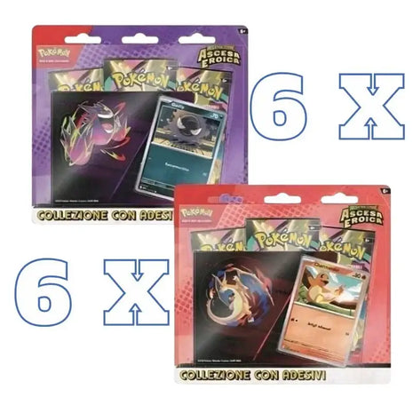 Pokemon M2.5 Box Sigillato 12x Collezione con Adesivi Ascesa Eroica