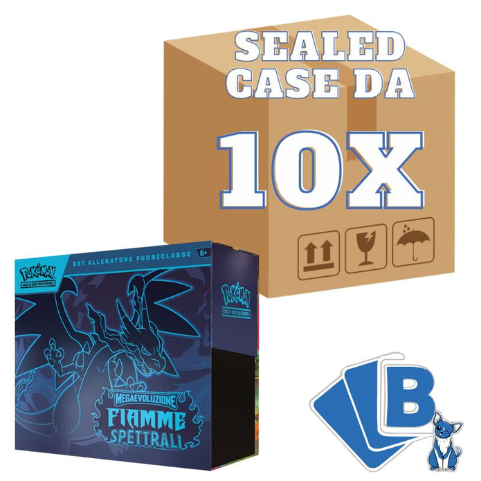 Pokemon Sealed Case Set Allenatore Fiamme Spettrali ITA
