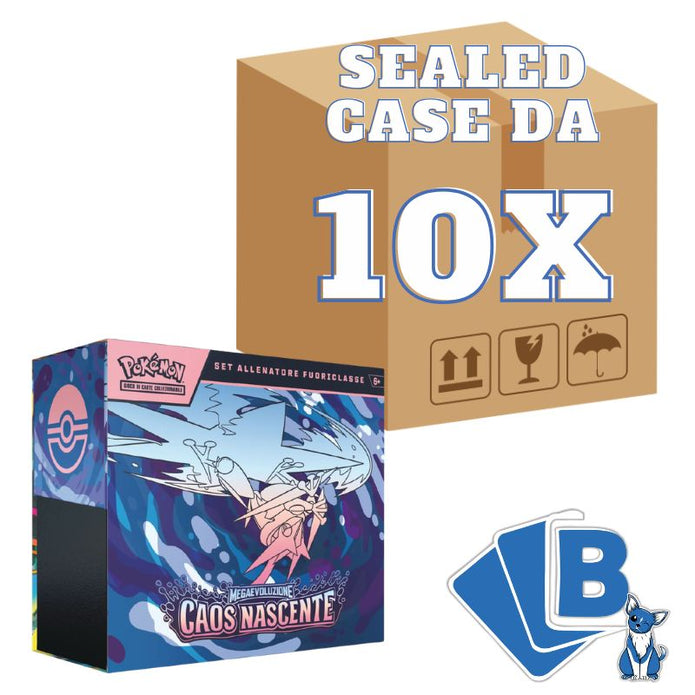 Pokemon Sealed Case Caos Nascente Set Allenatore Fuoriclasse ITA