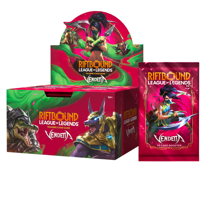 RiftboundLeague of Legends TCG - Vendetta Booster Display Box (24 Boosters) - EN UVS Games