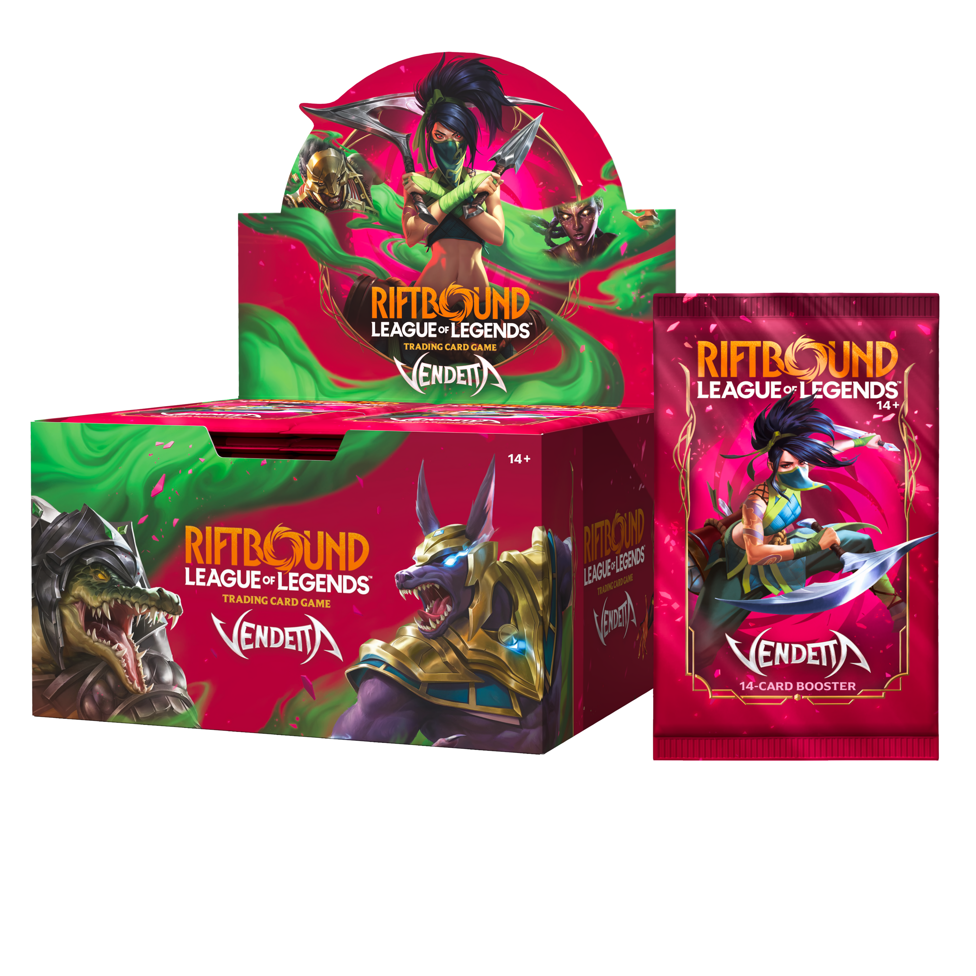RiftboundLeague of Legends TCG - Vendetta Booster Display Box (24 Boosters) - EN UVS Games
