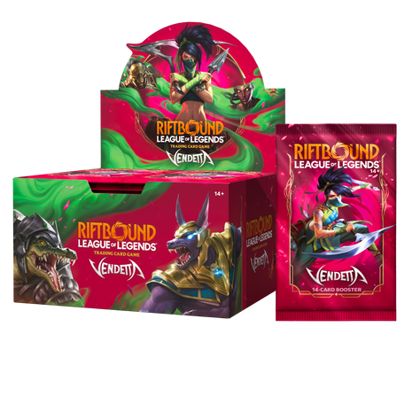 RiftboundLeague of Legends TCG - Vendetta Booster Display Box (24 Boosters) - EN UVS Games