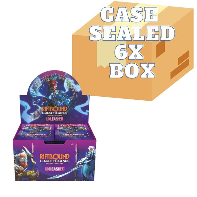 Riftbound League of Legends TCG Set 3 Unleashed Sealed Case 6x Booster Display ENG