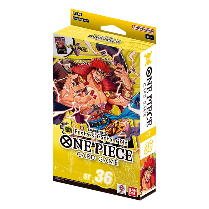 One Piece Card Game Starter Deck ST31 + ST32 + ST33 + ST34 + ST35 + ST36 Bundle ENG