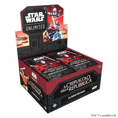 Star Wars Unlimited Crepuscolo della Repubblica Display Box ITA