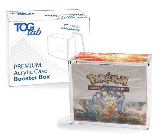 Case Magnetico in Plexiglass Protettivo per Pokemon Booster Box TcgLab Premium