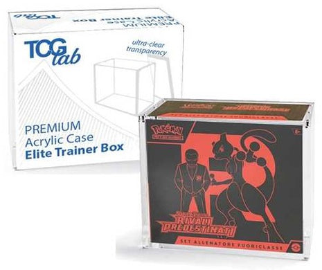 Case Magnetico in Plexiglass Protettivo per ETB Set Allenatore TcgLab Premium