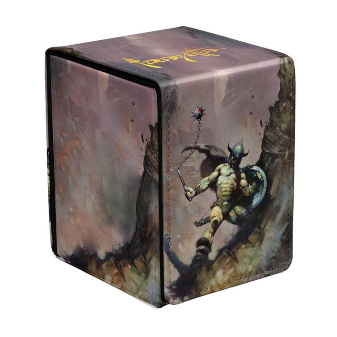 Ultra PRO Artist Spotlight Frank Frazetta – Alcove Flip Deck Box Warrior with Ball and Chain