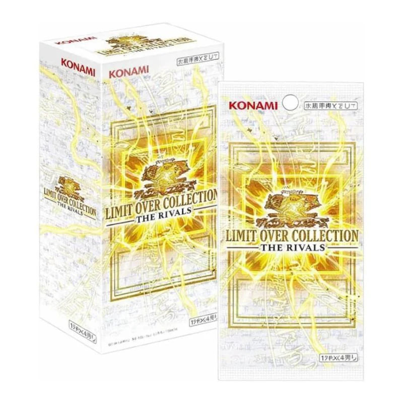 Yugioh Limit over collection the rivals Display Box 15 Buste Jap Konami