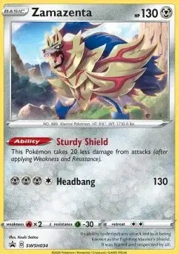 Zamazenta SWSH 034 Promo ITA NM