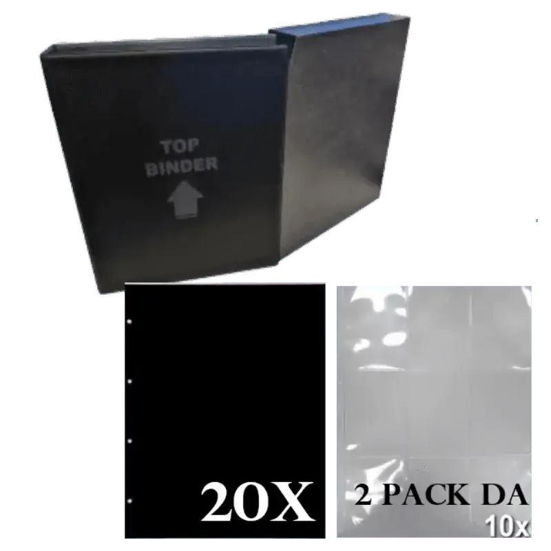 Album per Toploader TOPBINDER Black con custodia Black Perfect Edition