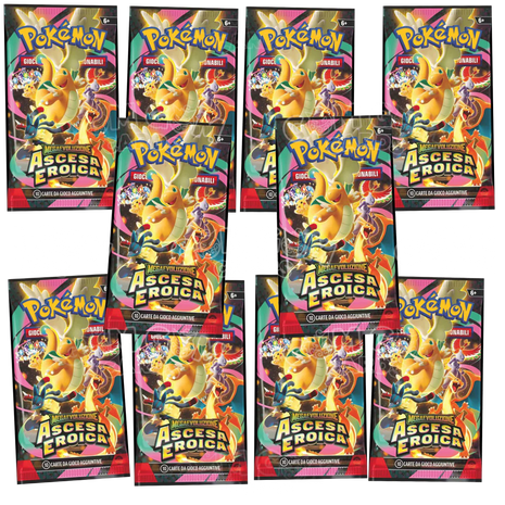 Pokémon Ascesa Eroica 10x Bustina Singola ITA