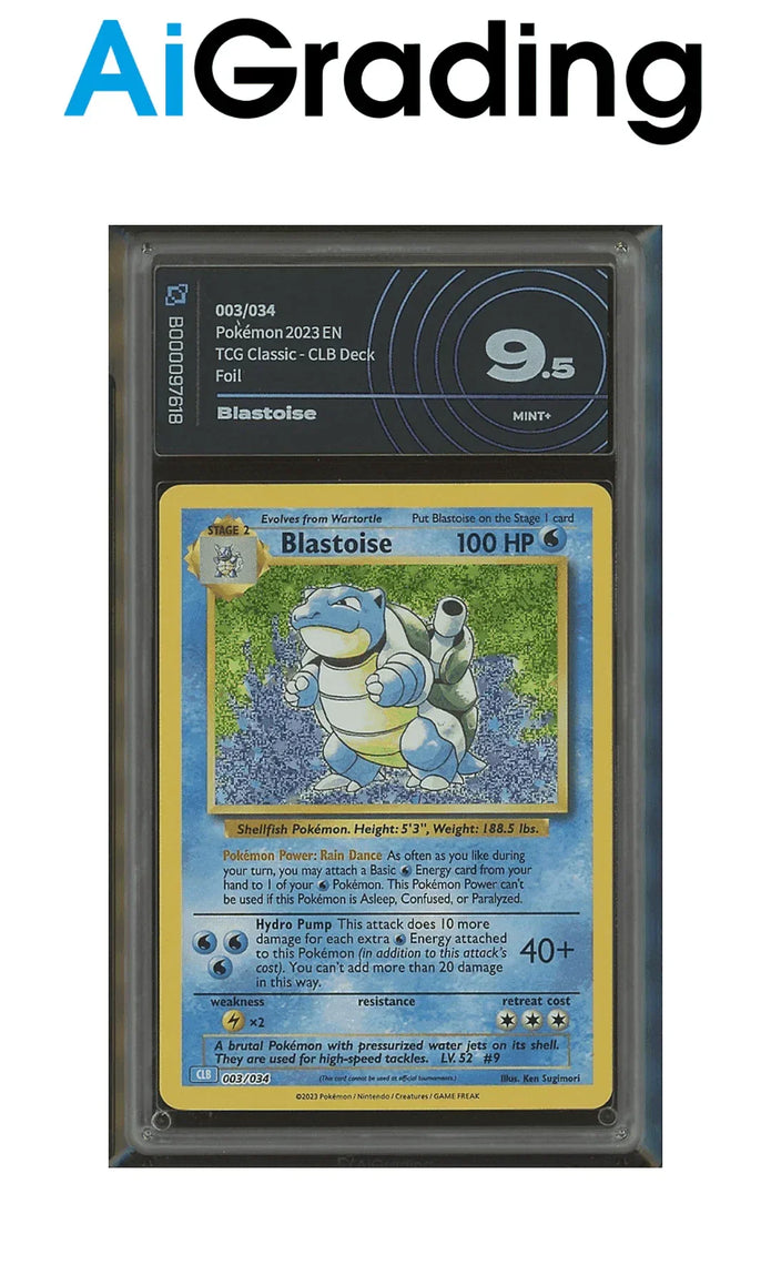 Blastoise TCG Classic Gradata AiGrading Voto 9,5 - B000097618