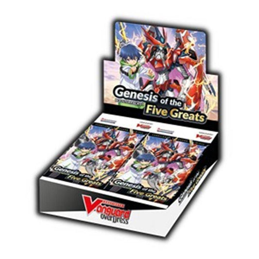 Cardfight! Vanguard overDress Booster Display Genesis of the Five Greats (16 Packs) - ENG Reprint