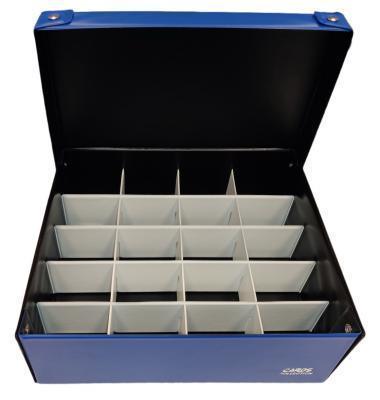 Cards Collection Scatola Media Toploader a 20 spazi Electric Blu White