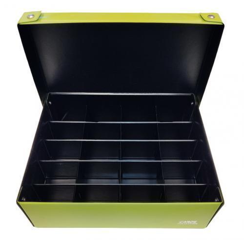 Cards Collection Scatola Media Toploader a 20 spazi Lime Black -